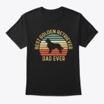 best golden retriever dad t shirt
